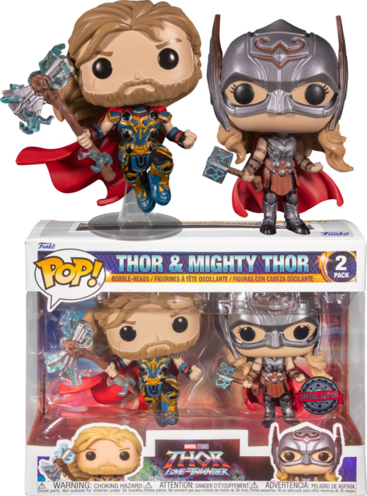 THOR LOVE & THUNDER - POP 2 Pack - Thor and Mighty Thor