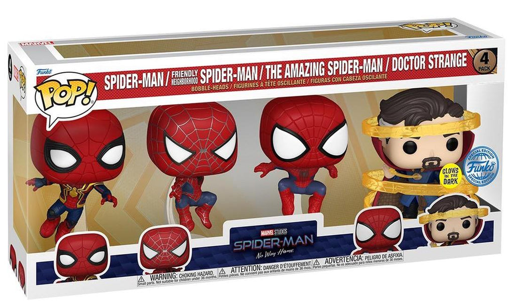 MARVEL - POP - Spiderman 4 PACK Sp. Edition