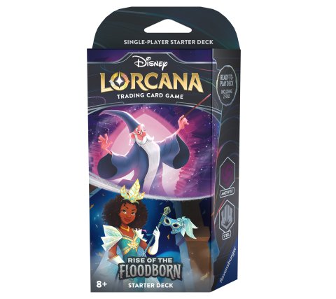 Disney Lorcana - Rise of the Floodborn Starter Deck: Merlin & Tiana (inclusief booster)